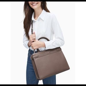 Kate Spade Staci Large Satchel Dusk Cityscape